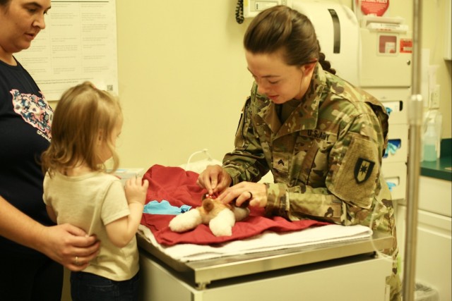 Stitched with Love: Fort Bragg Veterinary Medical Center hosts open house, Teddy Bear Clinic