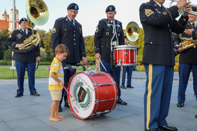Big Red One Band Participates in Inaugural Lithuanian Military Tattoo