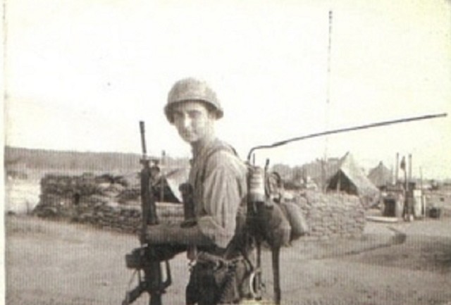 Pfc. Robert Reese serves in April 1969 at Firebase Huertgen in III Corps at the northern border of the Iron Triangle and south of the Michelin Rubber Plantation. 