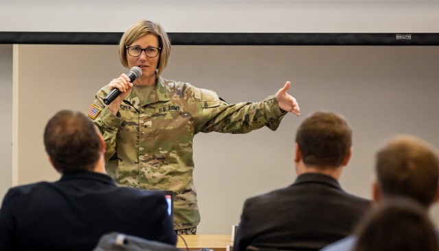 Brig. Gen. Michelle Letcher, AFC Chief of Staff, discusses the importance of digital engineering.