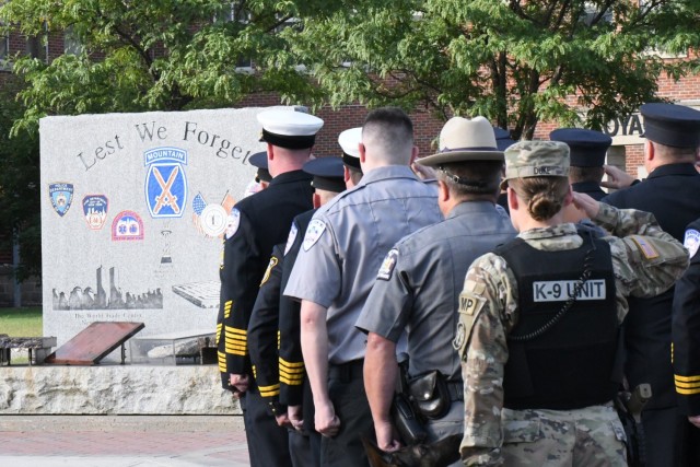 Fort Drum community members, first responders pause to remember 9/11