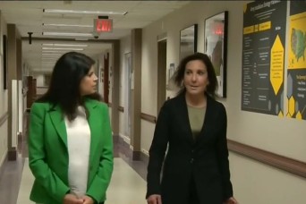 Hon. Rachel Jacobson discusses goals of Army's climate strategy with CBS news reporter