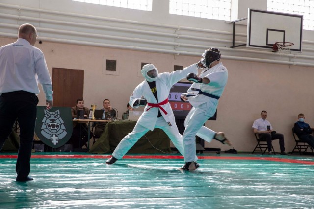Multinational Military Combat Self-Defense Competition in Rukla, Lithuania, March 31, 2022