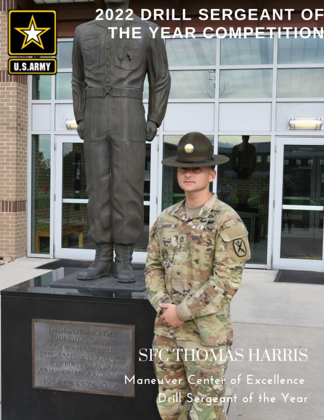 Maneuver Center of Excellence Drill Sergeant of the Year SFC Thomas Harris