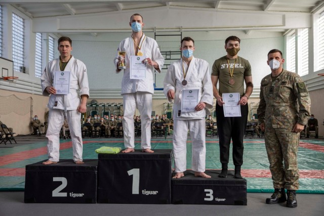 Multinational Military Combat Self-Defense Competition in Rukla, Lithuania, March 31, 2022
