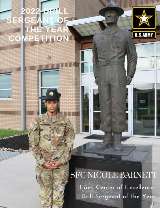 Fires Center of Excellence Drill Sergeant of the Year SFC Nicole Barnett