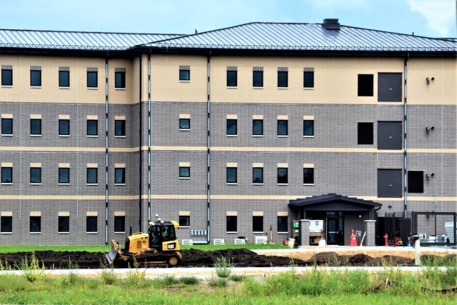 Contractor completes exterior landscaping work for Fort McCoy&#39;s FY &#39;20 barracks project