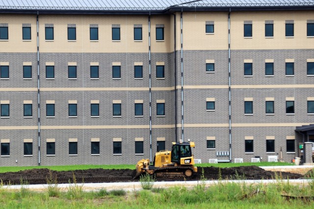 Contractor completes exterior landscaping work for Fort McCoy&#39;s FY &#39;20 barracks project