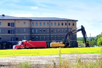 Photo Essay: Final exterior grading takes place at fiscal year 2020-funded barracks project at Fort McCoy, Part II