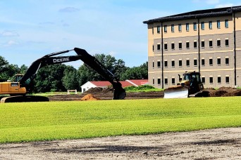 Photo Essay: Final exterior grading takes place at fiscal year 2020-funded barracks project at Fort McCoy, Part IV