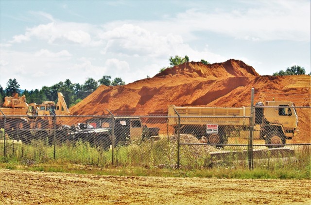 716th Engineer Company supports large troop project at Fort McCoy with fill movement