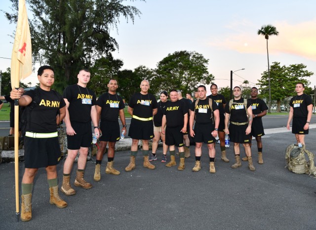 Approximately 1,500 Soldiers from the 166th RSG Brigade participated in Fort Buchanan Garrison's tribute ceremonies and ruck march in remembrance of 9/11 conducted September 11, 2022 at the installation’s Soldier Plaza.