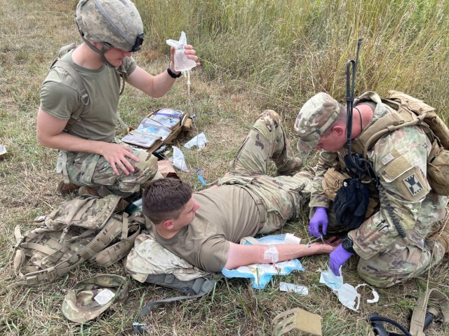 Administering an IV