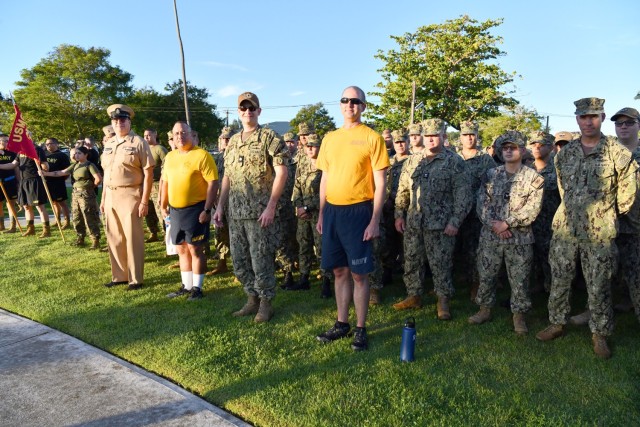 Sailors from the US Navy Reserve Puerto Rico under the command of Cdr. David F. Zerda, participated in Fort Buchanan Garrison's tribute ceremonies and ruck march in remembrance of 9/11 conducted September 11, 2022 at the installation’s Soldier...