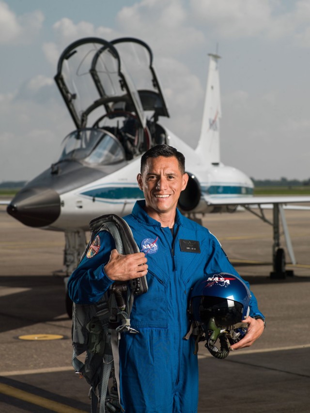 2017 NASA Astronaut Nominee - Frank Rubio.  Photo date: June 6, 2017. Location: Ellington Field - Hangar 276, Tarmac.  Photographer: Robert Markowitz