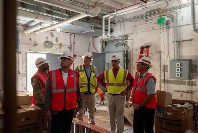 Barracks heating/cooling room