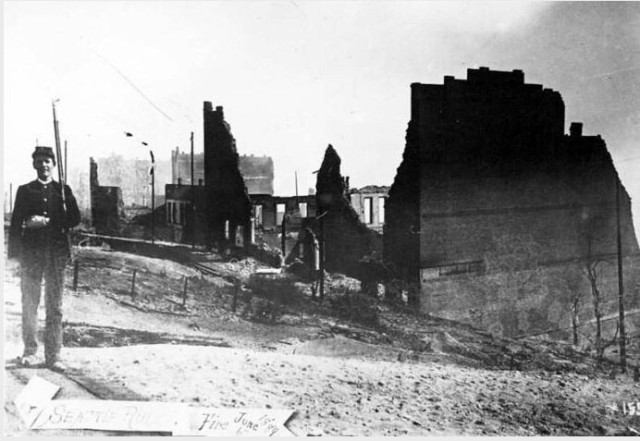 Washington National Guard History: The Great Seattle Fire of 1889