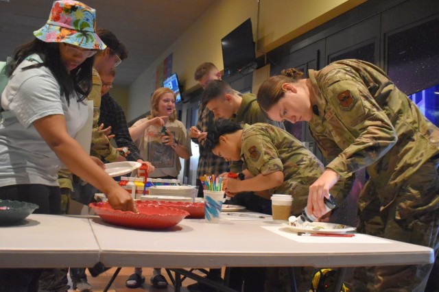 Presidio of Monterey FAP, BOSS host art, relaxation event for service members