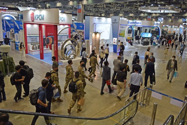 Eighth Army participates in 2022 Korea defense expo