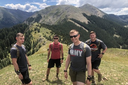 Volunteers from the 3rd Armored Brigade Combat Team, 1st Division, in Fort Bliss, Texas, took part in daily hikes to 12,400 feet at the Taos Ski Valley, New Mexico, in August, as part of the U.S. Army Research Institute of Environmental Medicine’s research study to validate the AMS_alert algorithm, a tool that will predict Acute Mountain Sickness in real time in individuals prior to occurrence in order to give an alert or warning such that treatment, evacuations, and mission planning can occur safely. 
