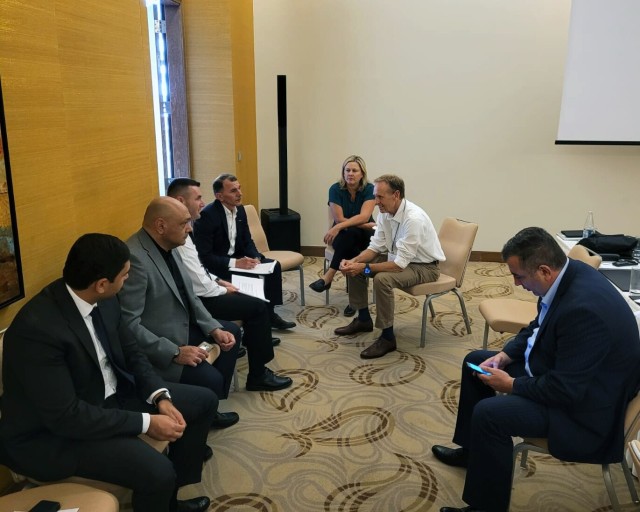 US, Azerbaijan participate in a natural disaster response tabletop exercise in Baku