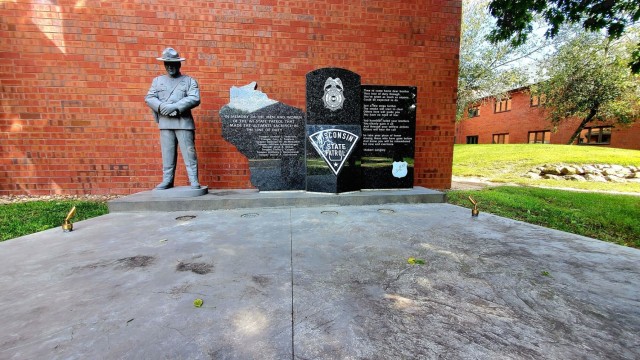 New memorial, set up at Fort McCoy, honors Wisconsin State Patrol’s fallen heroes