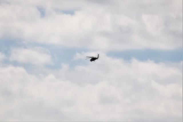 Black Hawk training operations at Fort McCoy