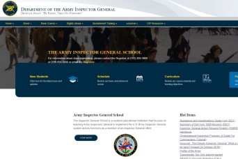 The Inspector General School announces new website