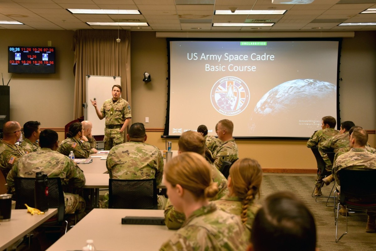 Army Space Cadre Basic Course strengthens relationship with U.K