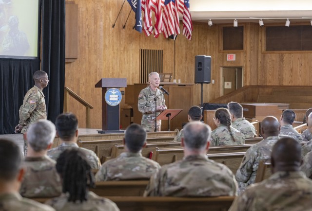 Chief of Chaplains and Regimental Sergeant Major lead Spiritual Readiness Initiative at JBM-HH