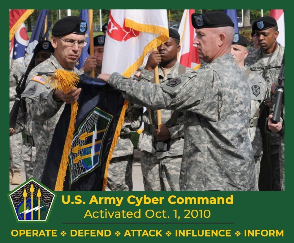 U S Army Cyber Command Celebrates 12th Anniversary Article The