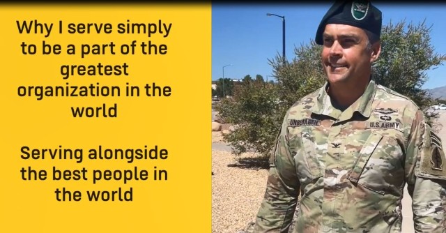 Meet Your Army COL Unbehagen Why I Serve
