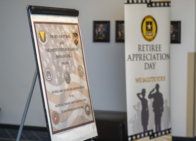 Retiree Appreciation Day will be held at garrisons across Europe in 0ctober.