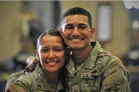 Mother, son begin their Army journeys together Article The United States Army