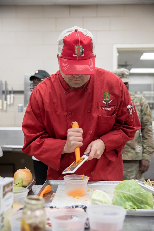 Not Just Cooks: 1st Infantry Division Soldiers Participate in “Best Cook Competition”