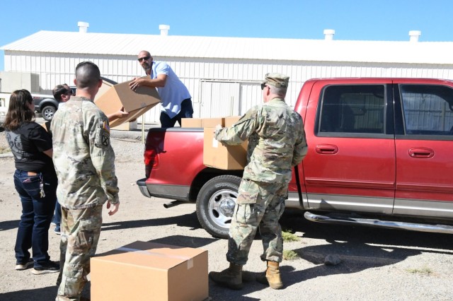 Holy Joe’s Café provides crates of coffee to Yuma Proving Ground
