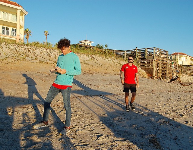Corps of Engineers assesses coastal damage in St. Johns Co., Florida, in wake of Hurricane Ian.