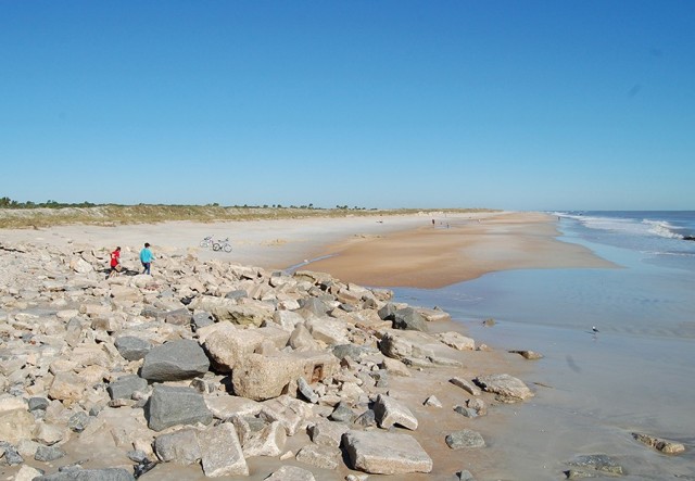 Corps of Engineers assesses coastal damage in St. Johns Co., Florida, in wake of Hurricane Ian.