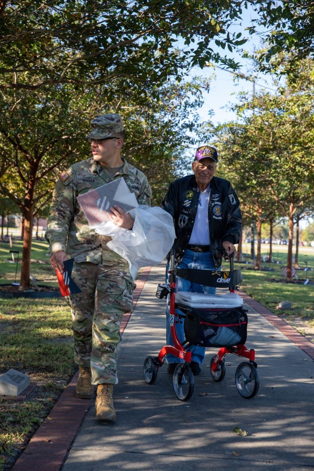 Soldiers and volunteers help keep Warriors Walk pristine on Fort Stewart