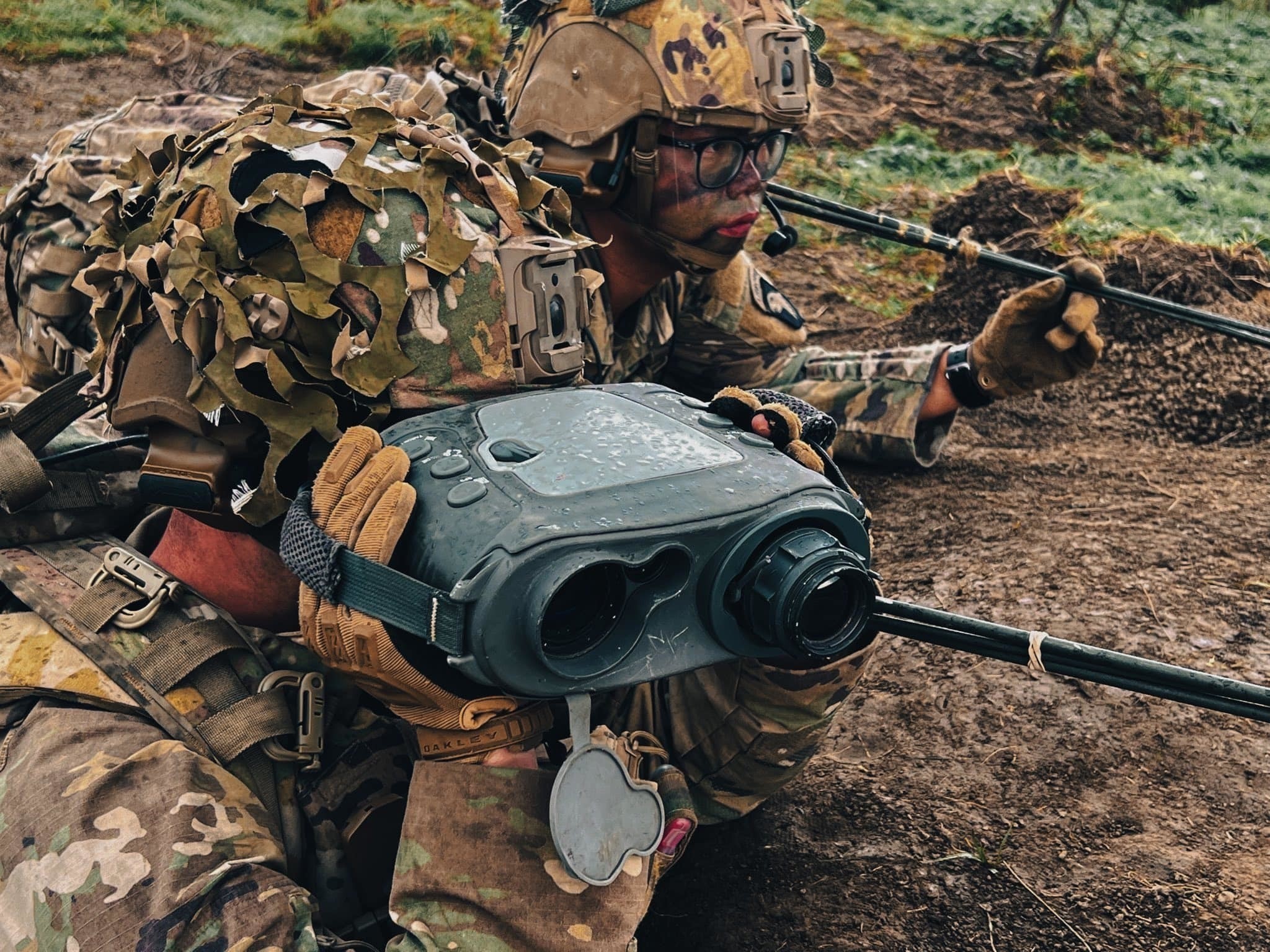 Soldiers assigned to Hard Rock Company, 1st Battalion, 502nd Infantry Regiment, 2nd Brigade Combat Team, 101st Airborne Division (Air Assault), conduct a Platoon Live Fire Exercise on Sept 27, 2022, at Cincu Training Area, Romania.