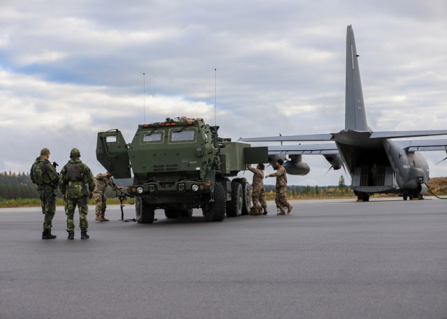 US Army supports Swedish exercise Nordic Strike 22 with rapid deployment of HIMARS