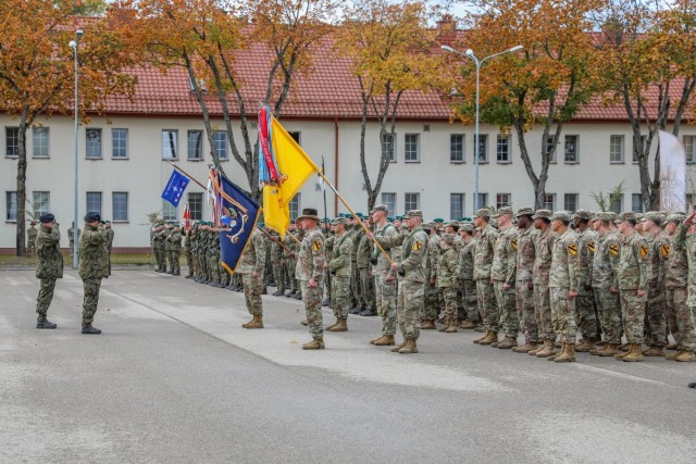 Us Army's 'warhorse Battalion' Assumes Command Of Battlegroup Poland 