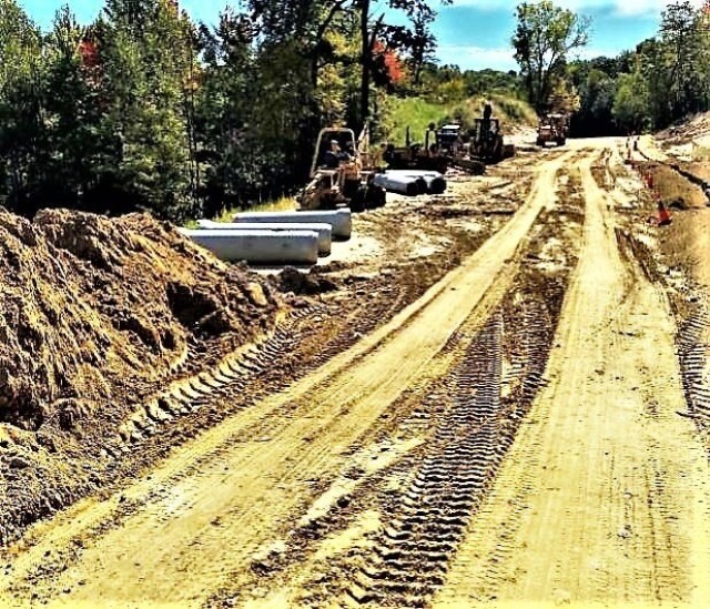 Burma Road construction project reaches 80 percent completion at Fort McCoy