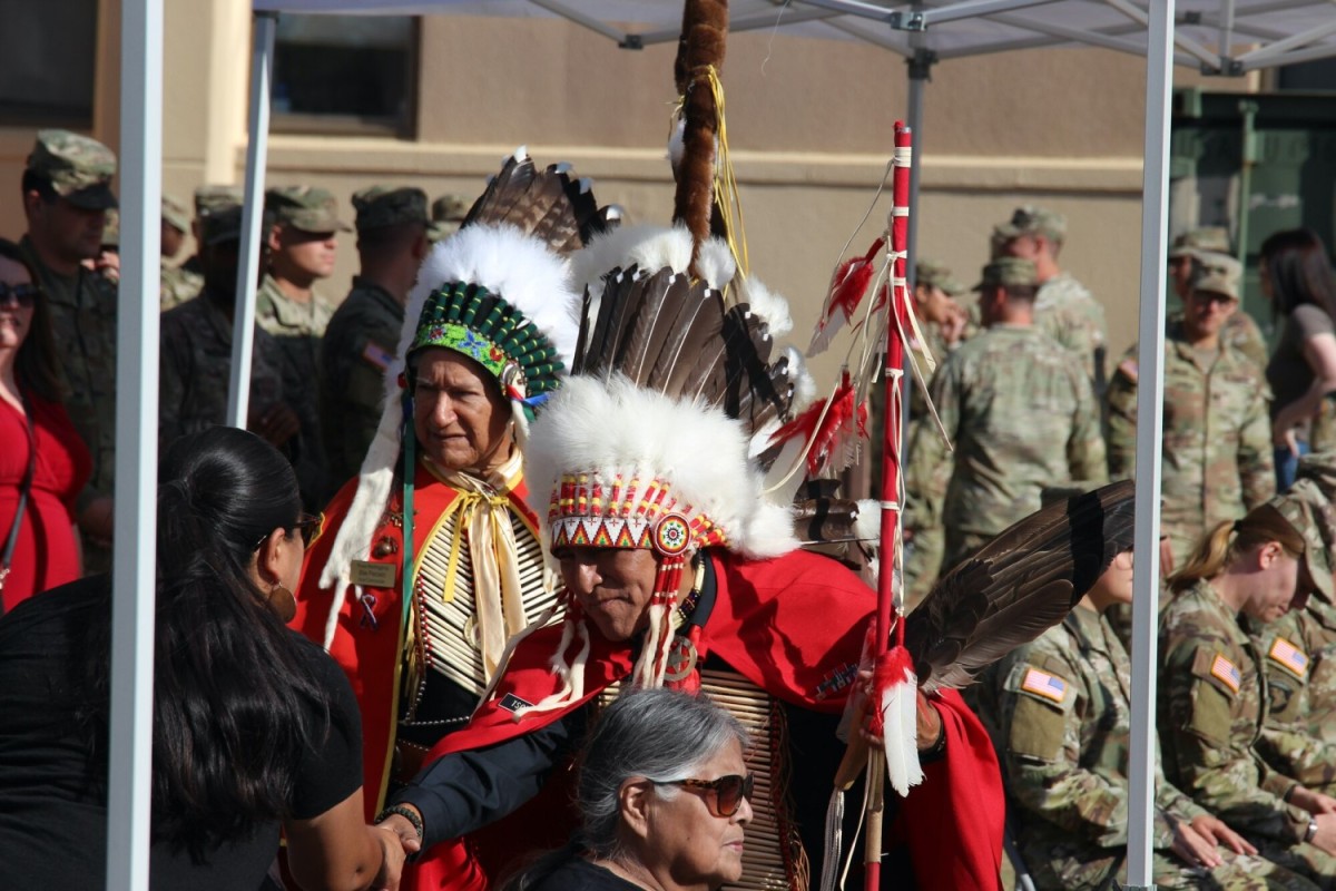Kiowa Blackleggings conduct blessing ceremony ahead of Steel Warrior deployment Article The