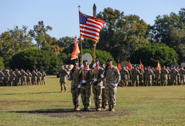 The Lion Brigade returns to Fort Bragg as a Corps Signal Brigade