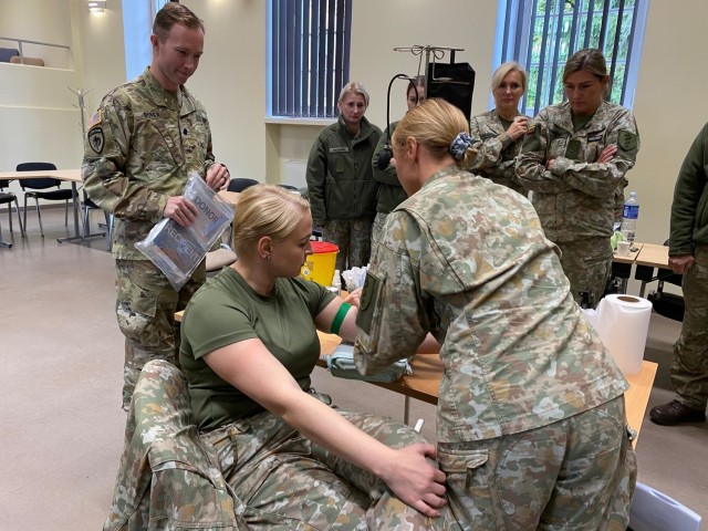 Lithuanian Military Medical Service welcomes US medical professionals to share critical knowledge