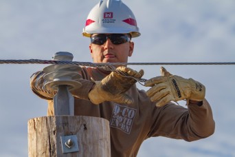From Florida, Puerto Rico to Kansas: 249th Engineer Battalion practice industry skills at 38th International Lineman’s Rodeo and beyond