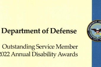 Six Army Awardees recognized at 42nd Annual Secretary of Defense Disability Awards Ceremony