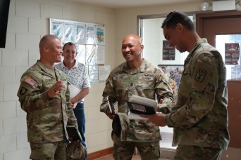 IMCOM-Pacific senior enlisted advisor praises U.S. Army Garrison Daegu during first official trip to garrison.