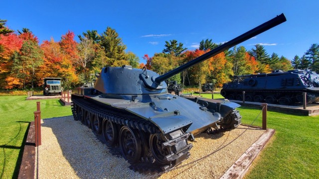 2022 Fall Colors at Fort McCoy&#39;s Equipment Park in historic Commemorative Area